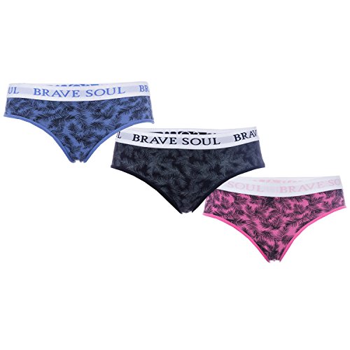 Preisvergleich Produktbild Brave Soul Damen Taillenslip, mehrfarbig