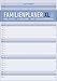 Familienplaner XL mit 6 Spalten, Bildkalender 2013 by 