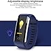 Produktbild XUEME Fitness Tracker IP67 wasserdichtes Smart Armband Echtzeit-Herzfrequenz-Sportpedometer Smart Armband für Android oder iOS Smartphone,Blue