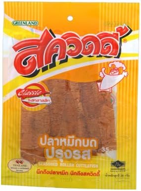 Squidy Seasoned Roller Cuttlefish Classical Flavoured 22 Grams Thailand Product