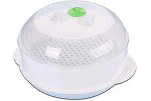 Cuiseur Vapeur À Micro-ondes Cuiseur À Vapeur Pour Légumes Cuiseur À Riz Pour Micro-ondes Four À Riz Pour Légumes Plastique Résistant À La Chaleur Monocouche Avec Couvercle Pour La Cuisine