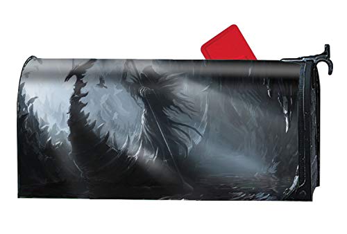 Preisvergleich Produktbild Baby Briefkasten-Abdeckung, magnetisch, groß, dunkle Männer, Krähenhöhle, Boot, Styx, Übergröße one Size Dark Men Crow Cave Boat Styx1