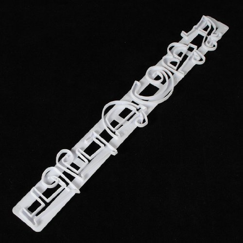 Ausstechformen Zahlen und Buchstaben Paste Fondant Kuchen gerade Cutter Form - 5