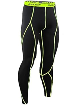 Baleaf Herren Funktions Lang Tights Workout Kompression Hose Leggings