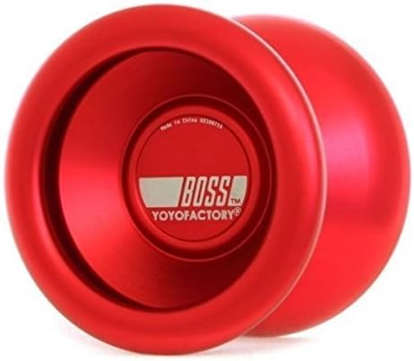 YoYoFactory Boss Red Unresponsive Modern Aluminum Yo Yo by Boss Red