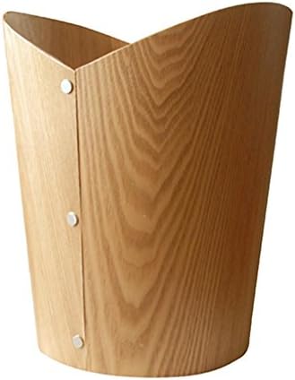 LIYONGDONG® Home Trash can Creative Trash can Material Wood Size 25.5 * 30cm without cover trash can office supplies trash can