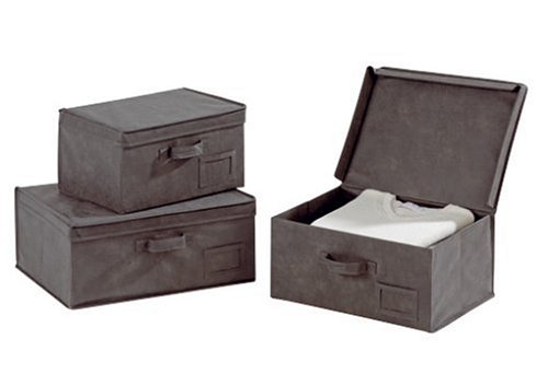 WENKO 4260000100 Aufbewahrungsbox Libertà S - faltbar, 100% Polypropylen, 35 x 20 x 25 cm, Grau