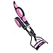 ACEVIVI Gorgeous Painless & Effortless Curled Eyelashes with Pink Black Eyelash Curler for 3D Fiber Lash Mascara with Red Soft Hand Grip Included Replacement Rubber Refill