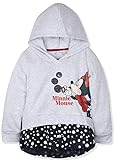  Disney - Sudadera con Capucha - para niña Gris Gris Claro 8 años