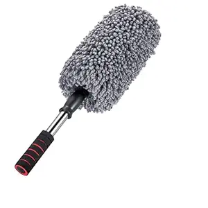 IPELY Super Soft Microfiber Car Duster Exterior with Extendable Handle, Car Brush Duster for Car Cleaning Dusting