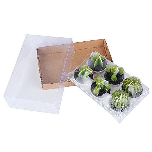 Lot-de-6-Cactus-Bougies-en-Paraffine-et-3-Formes-avec-Support-de-Bougie-Bougies-Chauffe-Plat-pour-Nol-Fte-Mariage-ou-Deco-Maison2pcs-par-Chaque-Forme