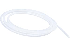iMeistek 1,6 mm ID x 3,2 mm OD silikonrör 2,5 m, klar flexibel slang av livsmedelskvalitet för pumpöverföring, akvarium