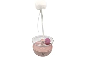 Love Heals Giochi per Gatti | Pallina e Peluche per Gatto | Giocattolo Interattivo per Animali Domestici | Giochi per Gatti in Casa (Rosa)