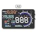 Produktbild A8 OBD2 HUD Digital Car Speed Head Up Display Limit Warning Driving Computer,Black