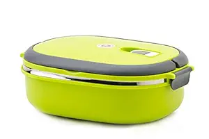 Magnas Plastic Homio Airproof Vacuum Preserving Lunch Box, 900ml(Green)