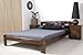 Produktbild Magnat 'New Robust Bett Sara aus Holz Massiv Kiefer, Eiche, die Erle, Nussbaum, Beige, 150 x 200 cm