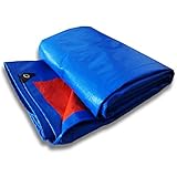 BYCDD Tarps schwere Wasserdichte, Bodenabdeckungen Zum Abdecken von Holzheu-Schwimmbecken ect,2x4m
