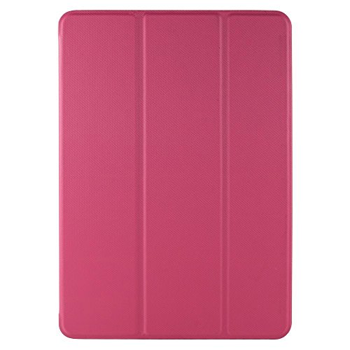 KHOMO iPad Pro 9.7 Zoll Hülle Case Dunkelrosa Gehäuse mit doppelten Schutz ultra dünn und leicht, Smart Cover Schutzhülle fur das Neue Apple iPad Pro 9.7 – Italic Dark Pink - 4