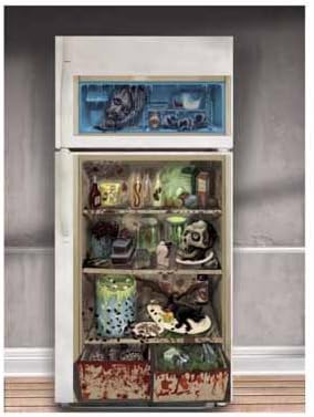 Halloween Refrigerator Door Cover by Monster Parties