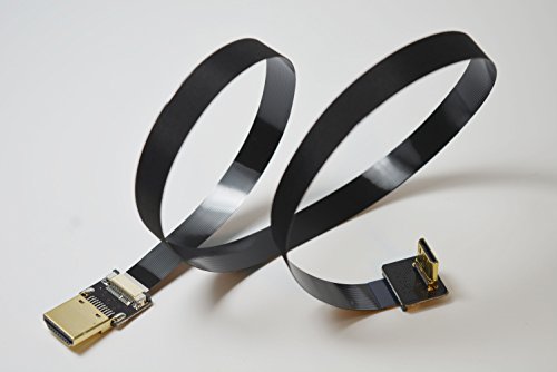 Neue schwarze FPV HDMI Kabel Mini Schnittstelle zu Standard-Schnittstelle für 5D3 5D2 GH3 GH2 5N 5T 5R 7N 20CM - 4