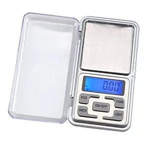 HOVR Portable Digital Pocket Weighing Scale for Weighing Jewelry (Silver, Up-to 500 gm)