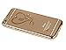 Samidy Iphone SE Case, Iphone 5 Case, Iphone 5S Case, Clear Soft Metal Border Back Cover with Screen Protector