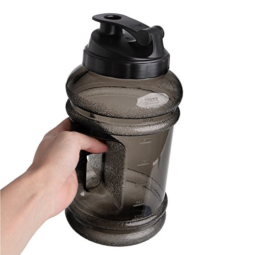 Tritan 2,2 L Water Jug Trinkflasche Sport Fitness Outdoor Wasser-Flasche Ohne BPA Große Auslaufsichere Gallon Gym Bottle Für Mädchen Damen Herren Kind