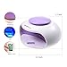 TOUCHBeauty TB-0889 Mini-sized Nail Dryer with Fan and 3 LED Light for Regular Nail Polish and Nail Varnish