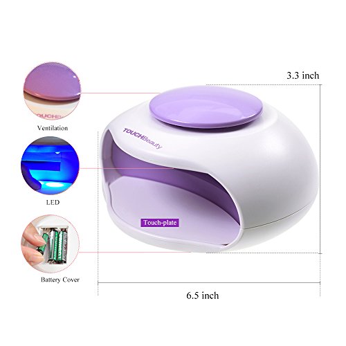 TOUCHBeauty TB-0889 Elektrischer Nageltrockner mit Luft und 3 LED-Licht Gut für Normalen Nagellack - 7