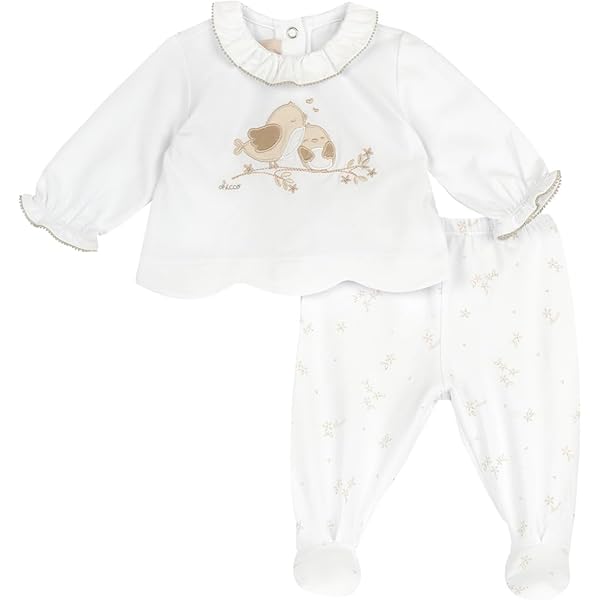Abbigliamento Bebè Cotone Vestitino Chicco Per Neonata In Cotone
