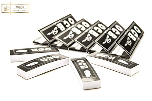 (5 Pakete) Schwarz OCB King Size Zigarettenpapier mit 4 Heftchen von OCB Rolling Tips - 3