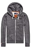 superdry orange label kapuzenjacke damen Kapuze mit Tunnelzug Superdry Herren ORANGE Label Ziphood Kapuzenpullover, Grau (Flint Grey Grit XJE), XX-Large