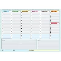 Planner settimanale 42x30 - agenda planner da tavolo perpetua - True Colors