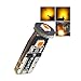 Produktbild 10pcs Super Bright 194 168 175 2825 T10 LED Bulbs for Interior Car Lights License Plate Dome Map Courtesy Side Marker SMD2835 Chipsets 6000K Amber Yellow by Wincar (yellow)
