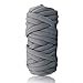 Produktbild KATURN Gewebte Decke Kerngarn rund Stoff Grob Line Stricken DIY Wolle handgestrickt, Grau