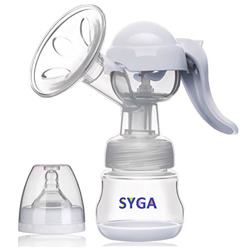 Syga Manual Breast Pump With Lid For Breastfeeding