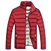 Produktbild Luckycat Mens Fashion Winter Zipper Reine Farbe Stehkragen Verdickt Baumwolle Outwear Mantel Mode 2018