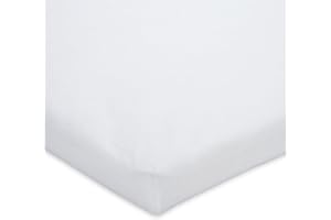 FabiMax Waterproof, Boil-Proof Molleton Mattress Topper (90 x 55 cm, 1, Molleton/Jersey Edge)