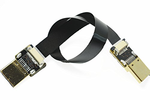 SCHWARZES FPV HDMI Kabel Standard HDMI Schnittstelle zur Standard HDMI Schnittstelle für RED BMCC FS7 C300 20CM