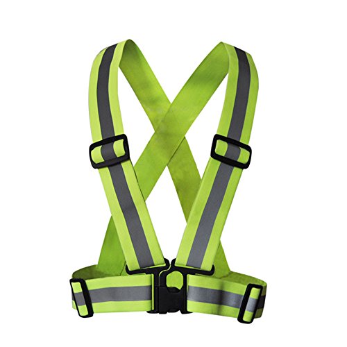 Preisvergleich Produktbild Godagoda Warnweste Sicherheitsweste Reflektierende Gurt reflektierende Weste Outdoor Fahrrad Reiten Verkehr für Herren Damen