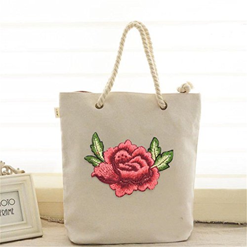 Blue Vessel Neue Stickerei Seide Blume Motiv Kragen Nähen auf Patch Applique Abzeichen Gestickt Büste Kleid - 4