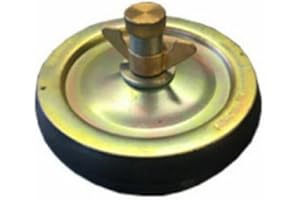 ALIAXIS Horobin 4" 110mm Steel Drain Test Plug with Brass Cap