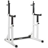 Gold Coast Adjustable Squat Rack/Dip Rack/Stand – Heavy Duty Steel Frame With Adjustable Positions - 250kg Max Load Capacity