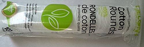 Delon 100% Pure Comestic Cotton Wool. Rounds. 100 Units