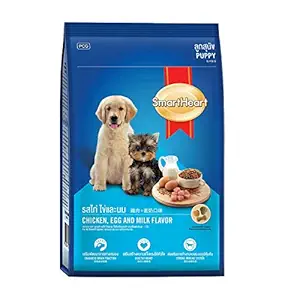 Smart Heart Puppy Dog Food Dry Chicken Egg and Milk, 3 kg