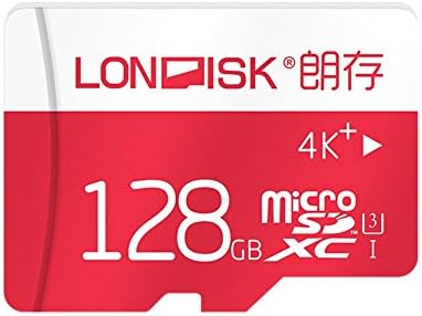 [10-year-warranty] Londisk 4K 128gb Micro SD Memory Card for GoPro Hero Version, Free Adapter (128gb-4K)
