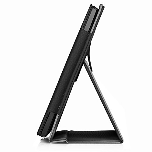 Alldaymall 10 Zoll (10.1″) Tablet Hülle Case iBetter Slim Fit Folio Premium PU Kunstleder Schutzhülle Tasche Etui Smart Cover mit Ständerfunktion für Alldaymall 10 Zoll (10.1″) Tablet-PC,Schwarz - 5