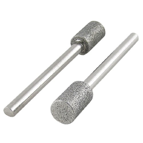 2 Stück 3 X 6 mm Diamant-Bohrer für elektronische Feilen