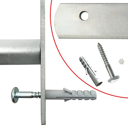 vidaXL Fenstergitter Sicherheitsgitter mit Sicherheitsschrauben ausziehbar 700-1050 mm - 4