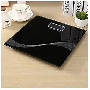 CHESHTA Electronic Thick Tempered Glass & LCD Display Digital Personal Bathroom Health Body Weight Weighing Scales For Body Weight, Weight Scale Digital For Human Body, Weight Machine For Body Weight